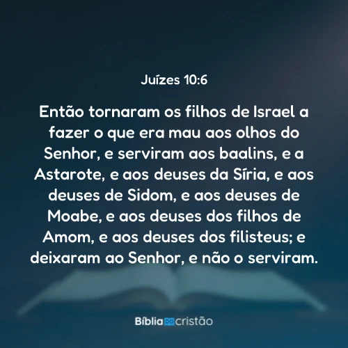 Juízes 10:6
