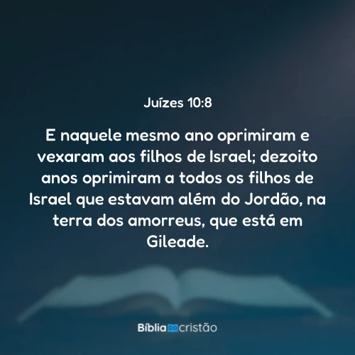 Juízes 10:8