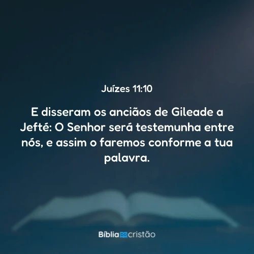 Juízes 11:10