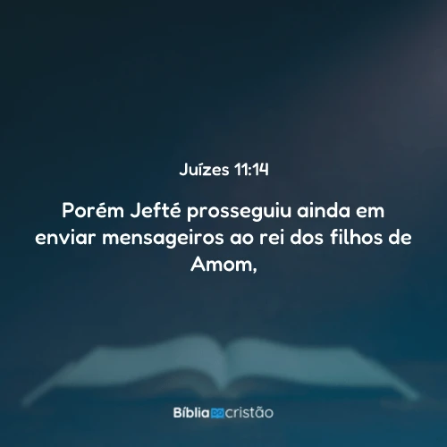 Juízes 11:14