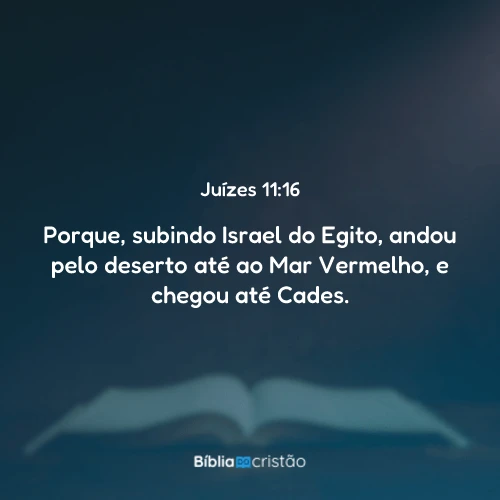 Juízes 11:16