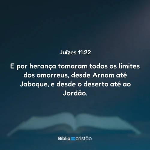 Juízes 11:22