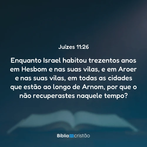 Juízes 11:26