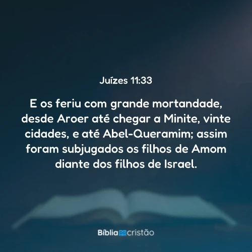 Juízes 11:33
