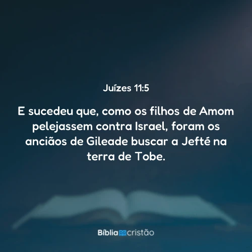 Juízes 11:5
