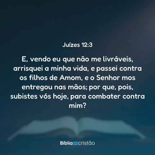 Juízes 12:3