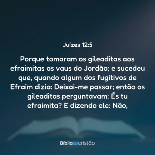 Juízes 12:5