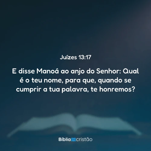 Juízes 13:17