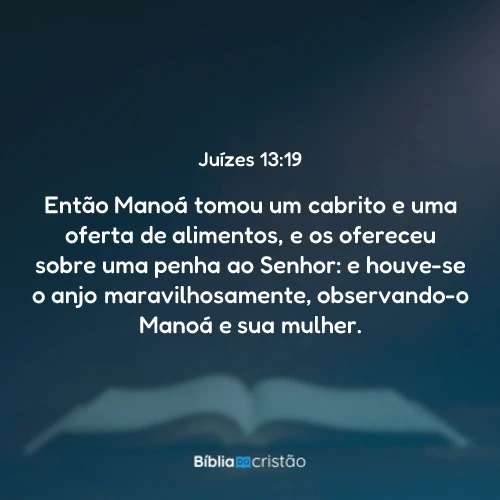 Juízes 13:19