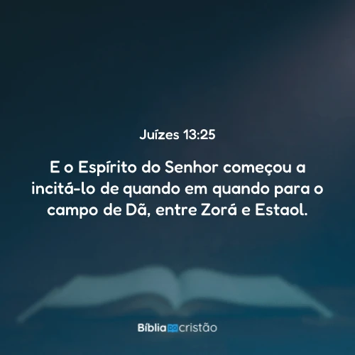 Juízes 13:25