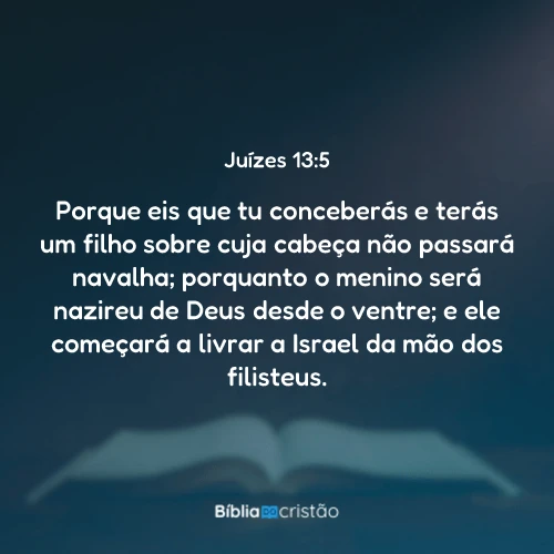 Juízes 13:5