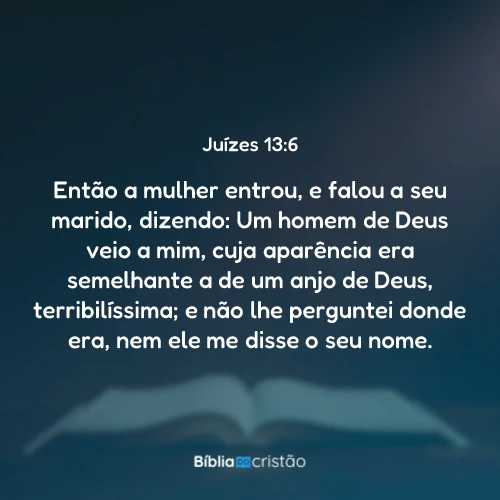 Juízes 13:6