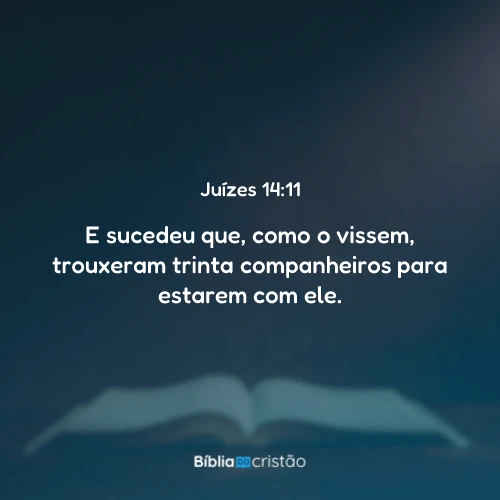 Juízes 14:11