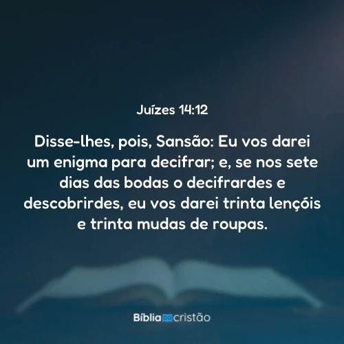 Juízes 14:12