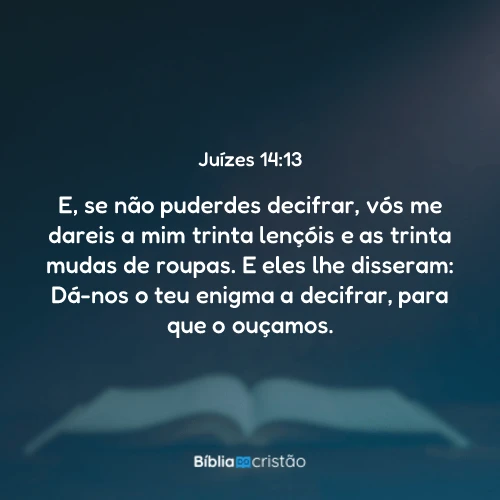 Juízes 14:13