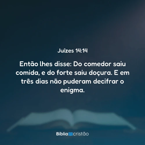 Juízes 14:14
