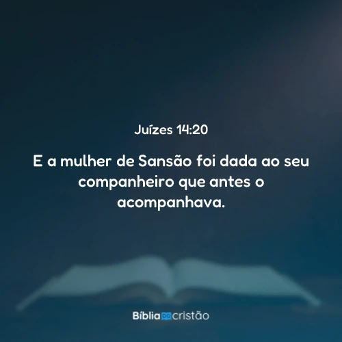 Juízes 14:20