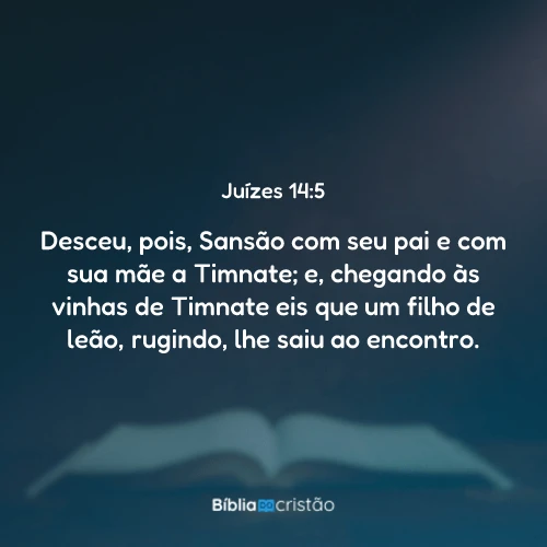 Juízes 14:5