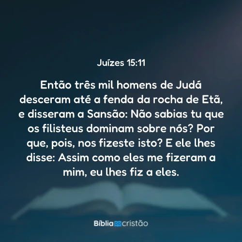Juízes 15:11