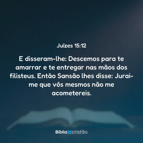 Juízes 15:12