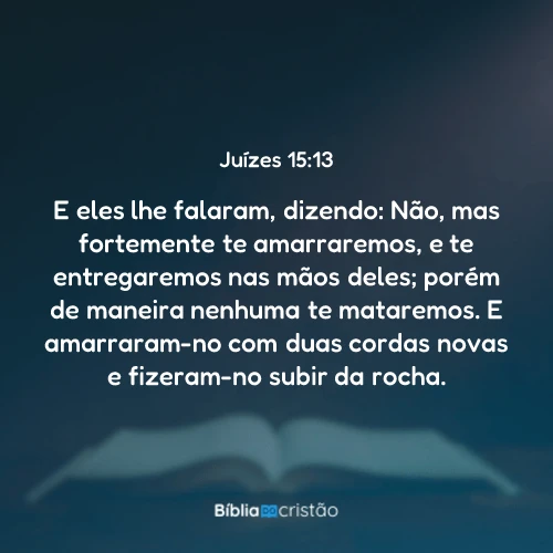 Juízes 15:13