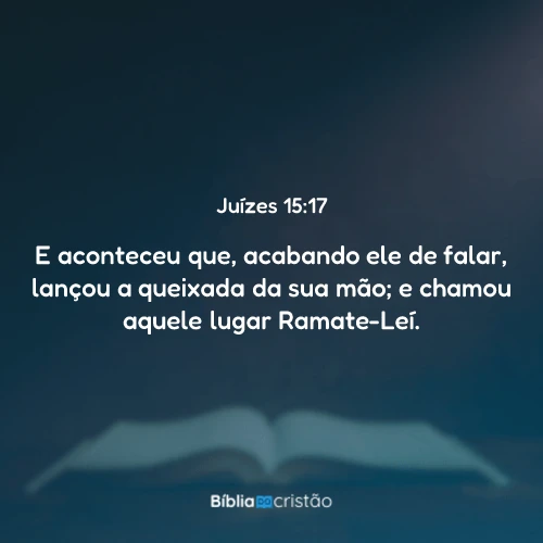 Juízes 15:17