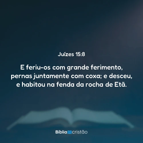 Juízes 15:8