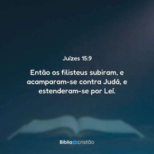 Juízes 15:9