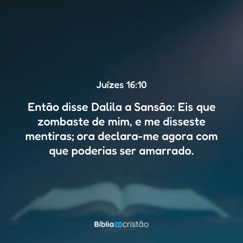 Juízes 16:10