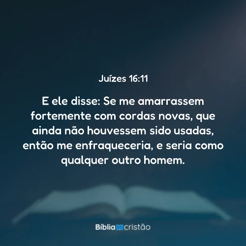 Juízes 16:11