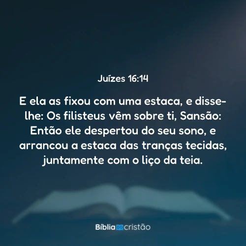 Juízes 16:14