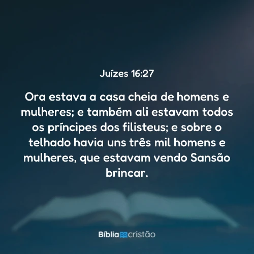 Juízes 16:27