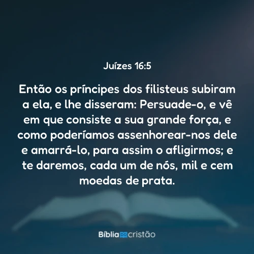 Juízes 16:5