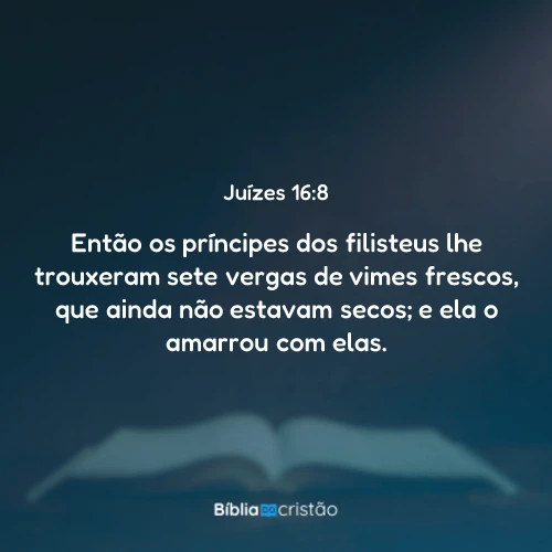 Juízes 16:8