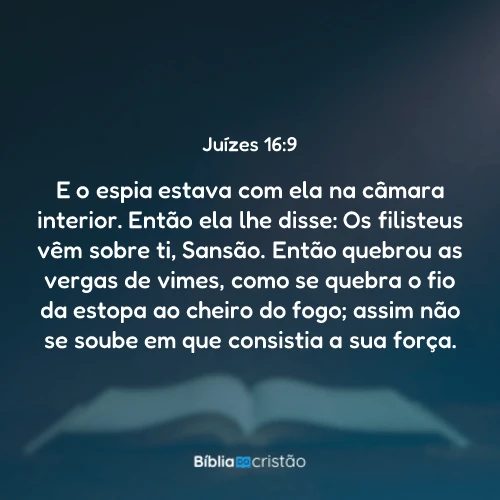 Juízes 16:9