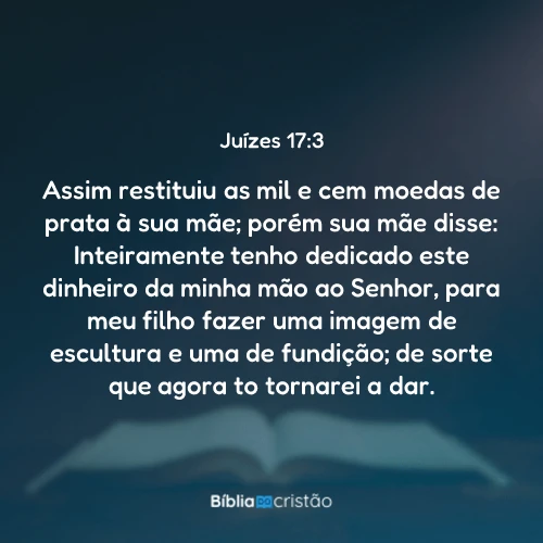Juízes 17:3