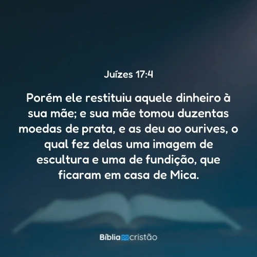 Juízes 17:4