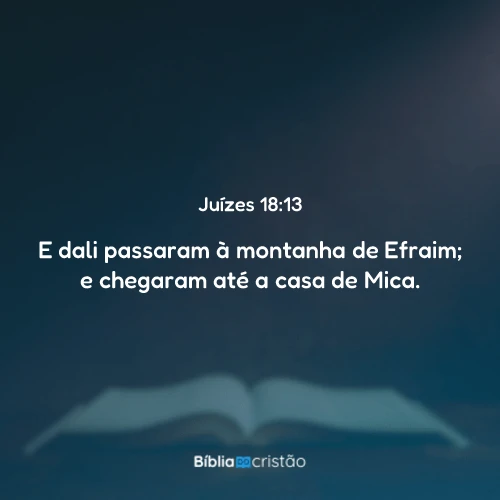 Juízes 18:13