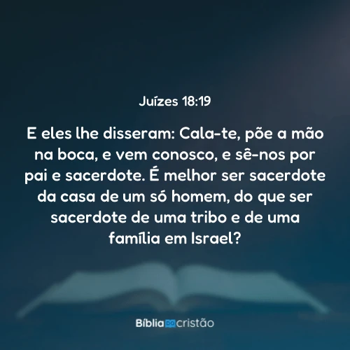 Juízes 18:19