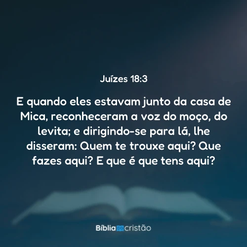 Juízes 18:3