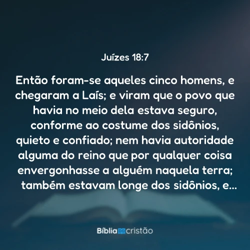 Juízes 18:7