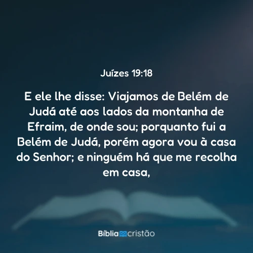Juízes 19:18