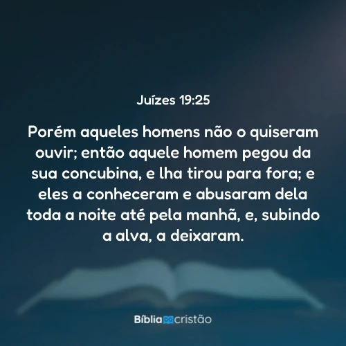 Juízes 19:25