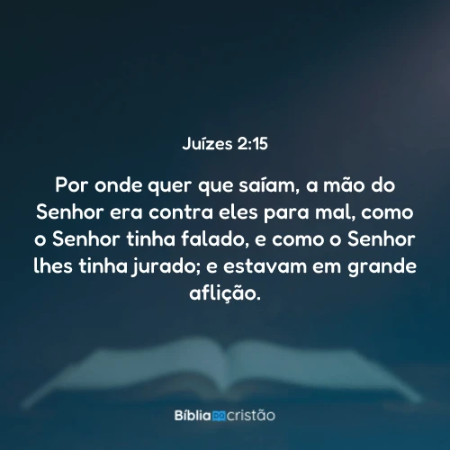 Juízes 2:15