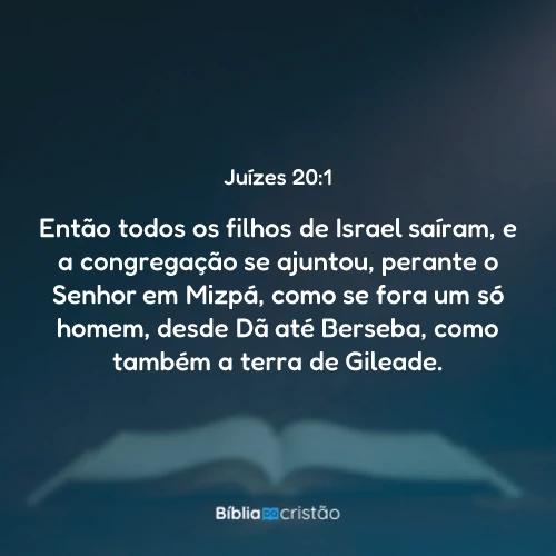 Juízes 20:1