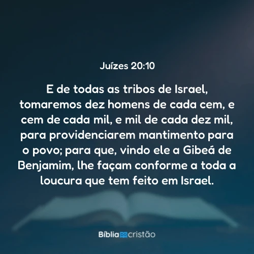 Juízes 20:10