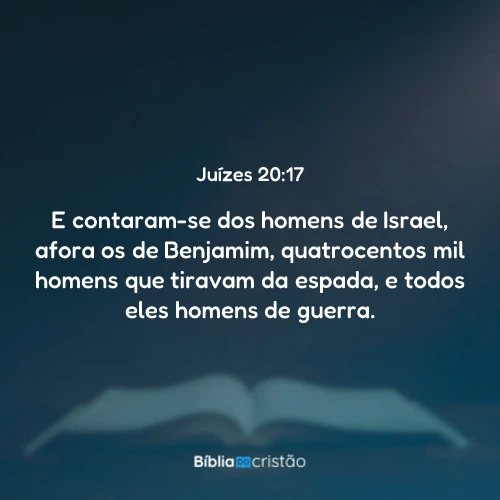 Juízes 20:17