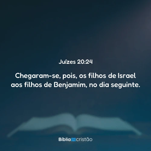 Juízes 20:24