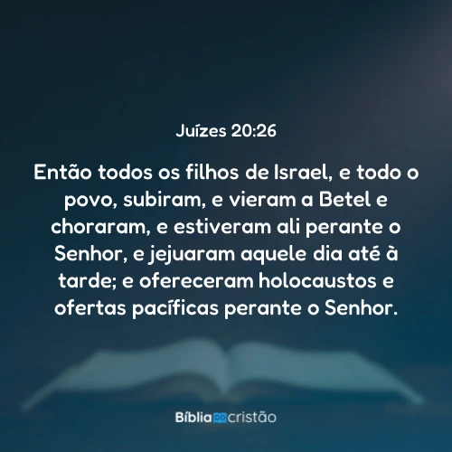 Juízes 20:26