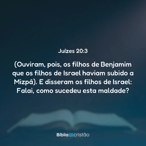 Juízes 20:3